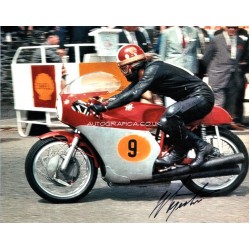 Giacomo Agostini genuine authentic autograph signed photo 2 COA 