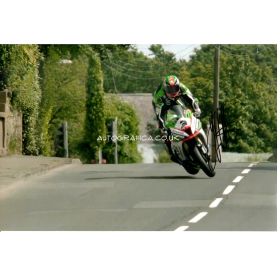 James Hillier Superbikes TT IOM authentic signed autograph photo COA