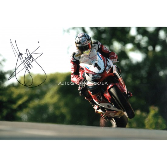 John McGuiness IOM TTgenuine authentic signed autograph photo 2