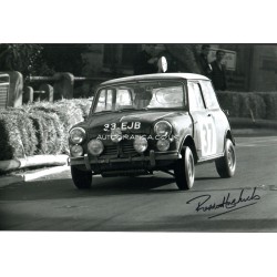 Paddy Hopkirk Rally Monte Carlo authentic genuine signed autograph photo COA