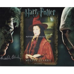 Melita Clarke Harry Potter authentic genuine signed autograph photo