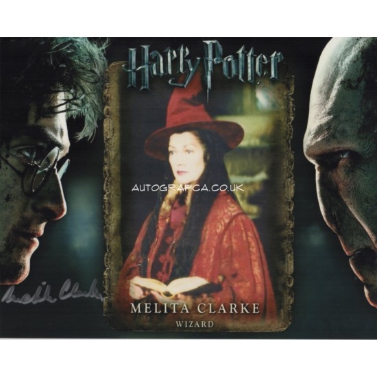 Melita Clarke Harry Potter authentic genuine signed autograph photo