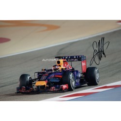 Sebastian Vettel Red Bull F1 signed authentic signature photo COA