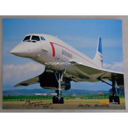 Concorde Mike Bannister Adrian Meredith genuine signed photo COA UACC