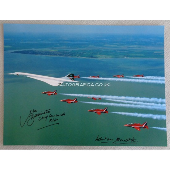 Mike Bannister Adrian Meredith Concorde authentic genuine signed autograph photo 4 
