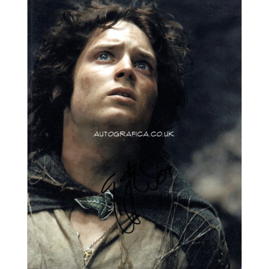 Elijah Wood Lord Rings authentic signed genuine signature autograph COA AFTAL