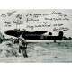 WW2 Halifax Bomber Veteran genuine authentic multi signed photo 