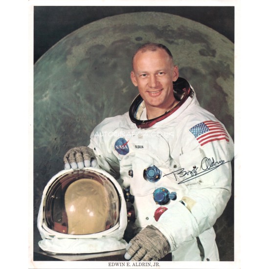 Buzz Aldrin Apollo AUTOPEN signed authentic signature autograph