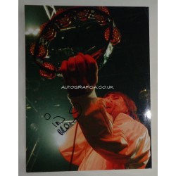 Ian Brown Stone Roses large authentic signed autograph photo COA AFTAL