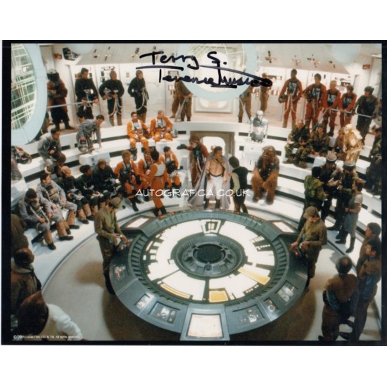 Star Wars Terry Sach Terence Must genuine signed authentic signature photo