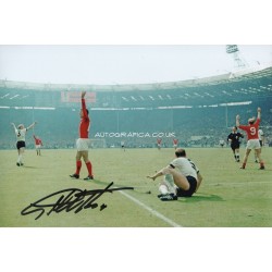 Geoff Hurst England football genuine authentic signed autograph photo