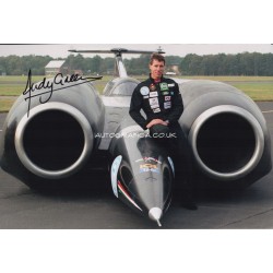 Andy Green Thrust SSC genuine authentic autograph signed photo COA UACC