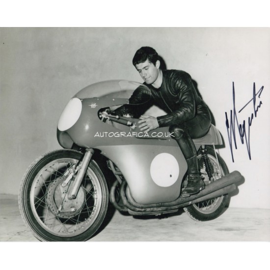 Giacomo Agostini genuine signed authentic autograph photo COA UACC