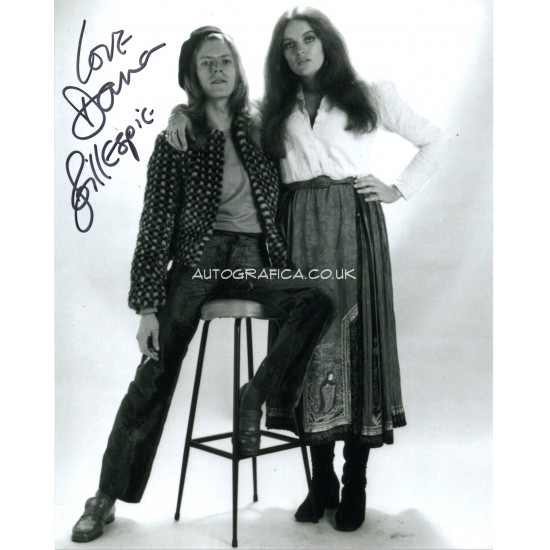 Dana Gillespie authentic original signed photo David Bowie COA UACC