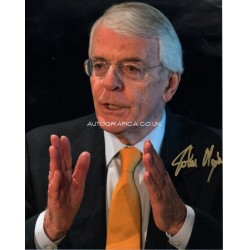 Prime Minister John Major PM signed original genuine autograph authentic