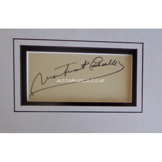 Monserat Caballe authentic genuine signature signed autograph display photo