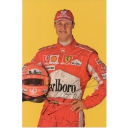 Michael Schumacher Ferrari F1 genuine authentic autograph signed 