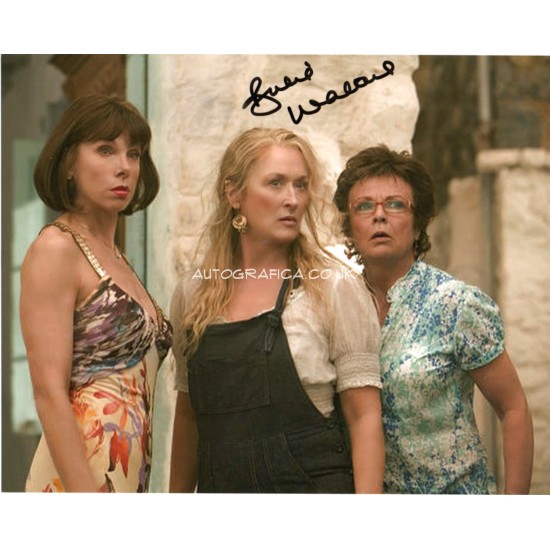 Julie Walters Mama Mia genuine signed autograph colour photo COA UACC