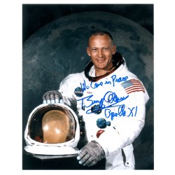 Buzz Aldrin Apollo 11 genuine authentic autograph signed photo UACC