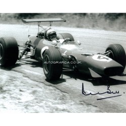 Derek Bell Ferrari genuine signed authentic signature photo AFTAL