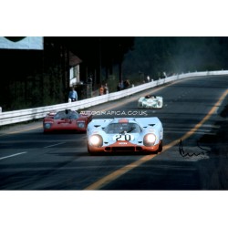 Derek Bell Porsche 917 genuine signed authentic signature photo AFTAL