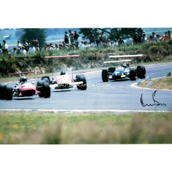 Derek Bell Ferrari genuine signed authentic signature photo UACC