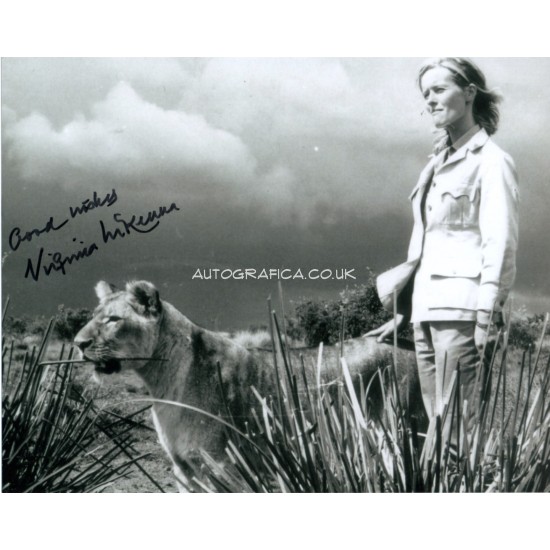 Virginia McKenna signed original genuine autograph authentic photo UACC