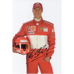 Michael Schumacher Ferrari genuine authentic autograph signature COA