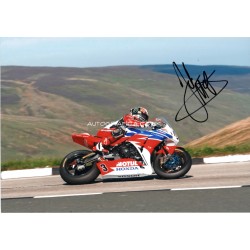 John McGuinness IOM TT genuine authentic signed autograph photo