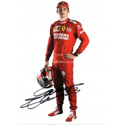 Charles Leclerc F1 Ferrari genuine authentic autograph signature COA