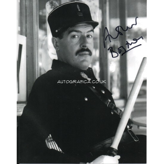 Arthur Bostrum Allo Allo signed authentic signature large photo COA UACC