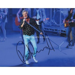 Rod Stewart music signed authentic signature large photo COA UACC