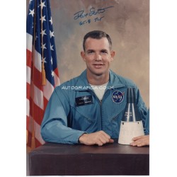 Dave Scott space Gemini signed authentic genuine signature photo COA UACC