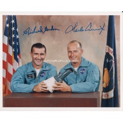 Pete Conrad Dick Gordon Gemini signed authentic genuine signature photo COA AFTAL