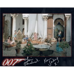 Femi Gardner Karen Seeberg James Bond signed authentic genuine photo COA