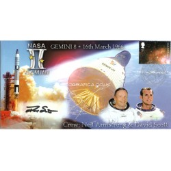 Dave Scott Apollo Gemini signed authentic autograph FDC COA UACC