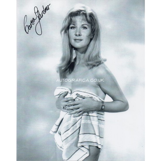 Caron Gardner James Bond autograph genuine photo COA UACC