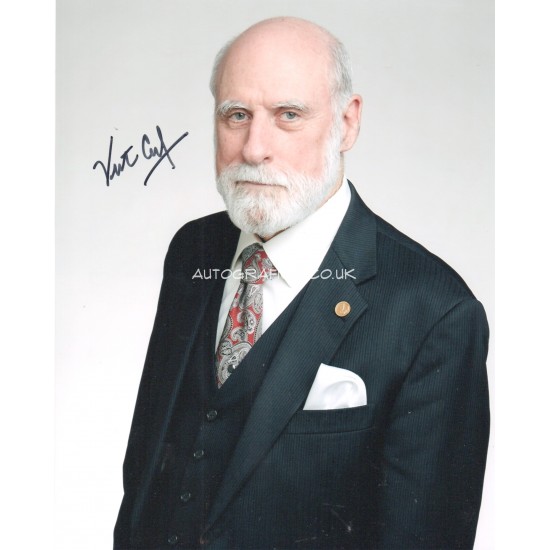 Vint Cerf  Father of internet autograph genuine photo COA UACC