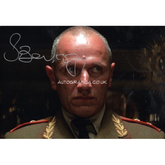 Steven Berkoff James Bond authentic autograph signed photo UACC