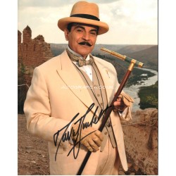 David Suchet Poirot genuine authentic autograph signed signature photo.