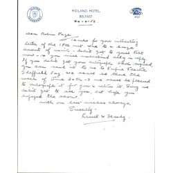 Stan Laurel Hardy genuine authentic autograph signed signature letter