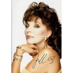 Joan Collins genuine authentic autograph signed signature photo.