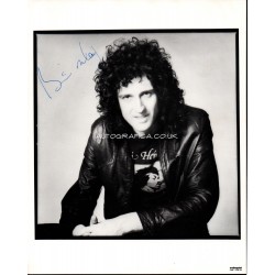 Brian May Queen genuine authentic autograph signed signature photo.