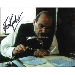 David Suchet Poirot genuine authentic autograph signed signature photo.