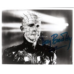Doug Bradley Pinhead genuine authentic autograph signed signature photo.