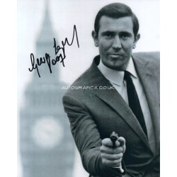 George Lazenby James Bond genuine authentic autograph signed signature photo.