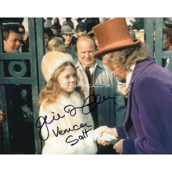 Julie Dawn Cole Willy Wonka signed original genuine autograph authentic photo