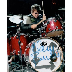 Clem Burke Blondie genuine authentic autograph signed signature photo.