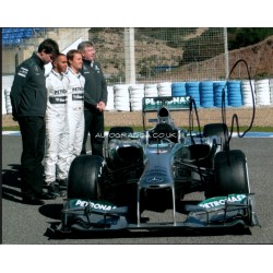 Ross Brawn F1 Mercedes genuine autograph signed photo COA UACC