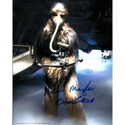 Peter Mayhew Star Wars Chebacca genuine autograph signed photo UACC
